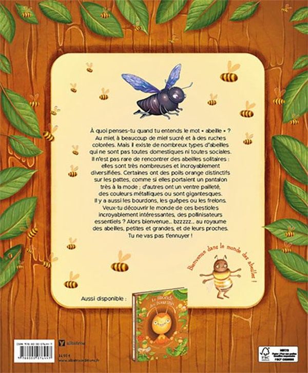 Quatrième de couverture de « Le monde des abeilles et leurs familles »