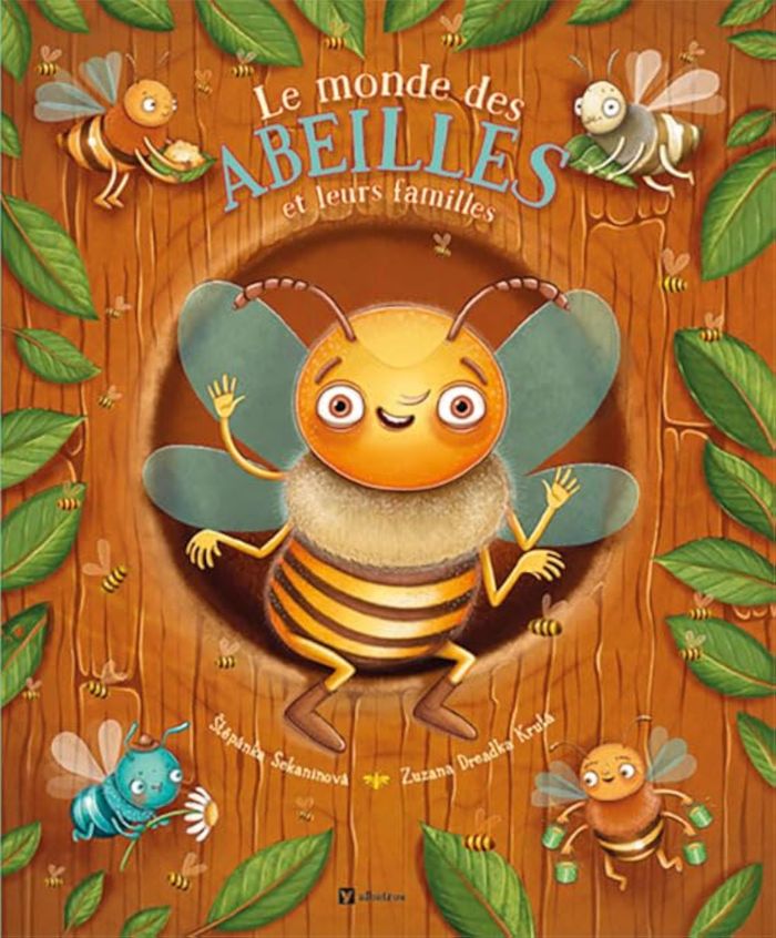 Couverture du livre « Le monde des abeilles et leurs familles » de [autrice, librairie Les Contes Infusés à Corte