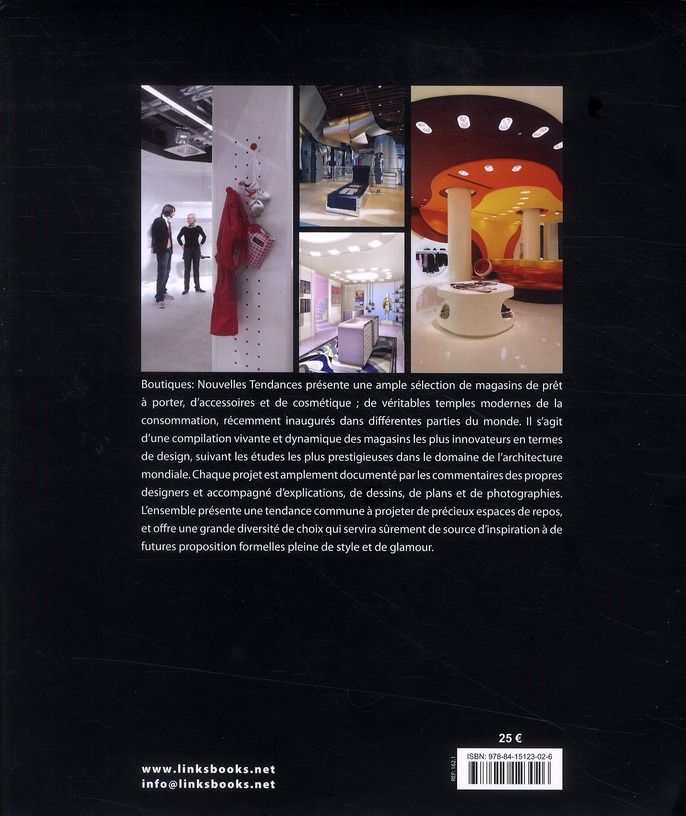 Quatrième de couverture de « NOUVELLES TENDANCES BOUTIQUES »