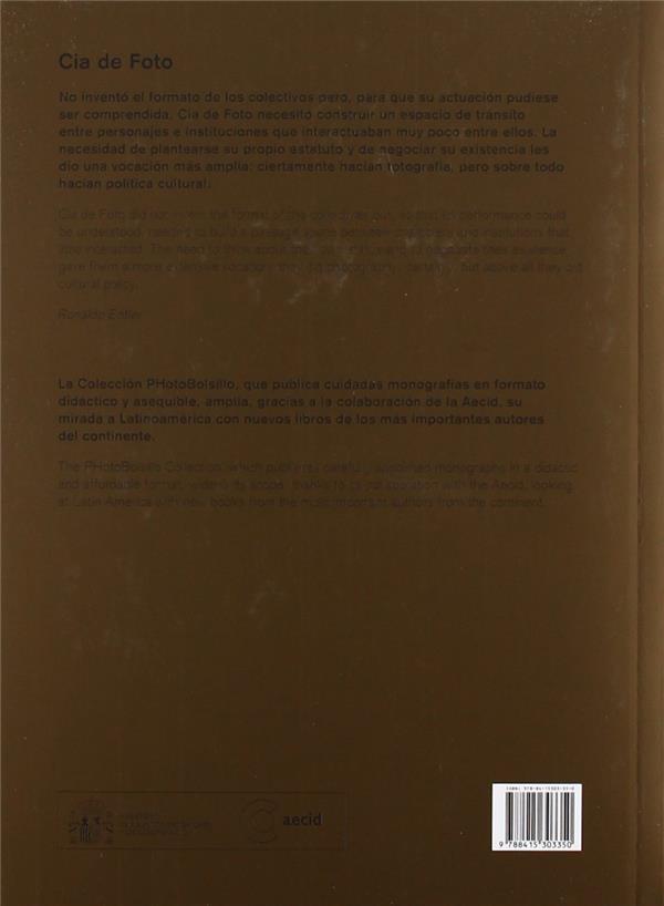 Quatrième de couverture de « CIA DE FOTO (PHOTOBOLSILLO) /ANGLAIS »