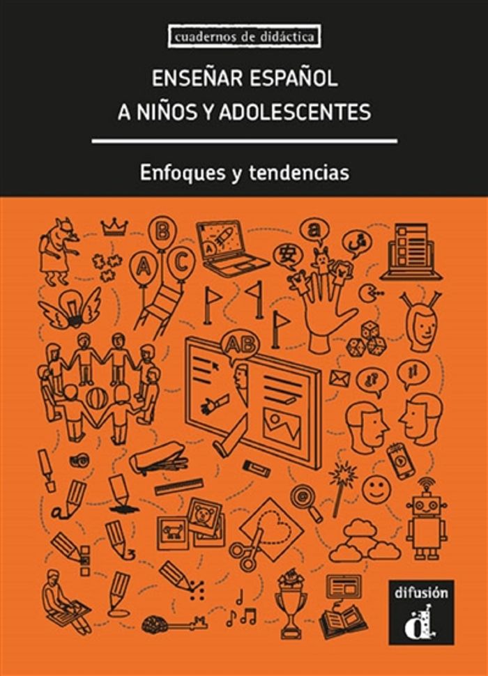 Couverture du livre « ENSENAR ESPANOL A NINOS Y ADOLESCENTES » de Collectif, librairie Les Contes Infusés à Corte