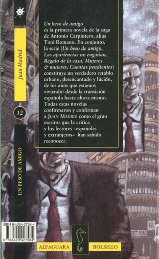 Quatrième de couverture de « BESO DE AMIGO »