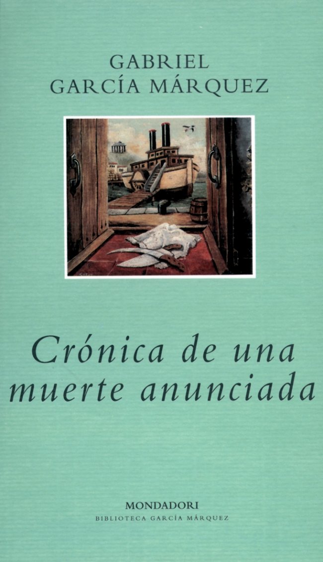 Couverture du livre « CRONICA DE UNA MUERTE ANUNCIALA », librairie Les Contes Infusés à Corte