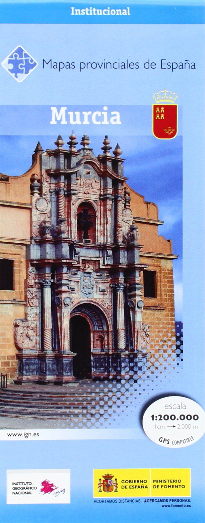 Couverture du livre « MURCIA 1/200 000 » de Xxx, librairie Les Contes Infusés à Corte
