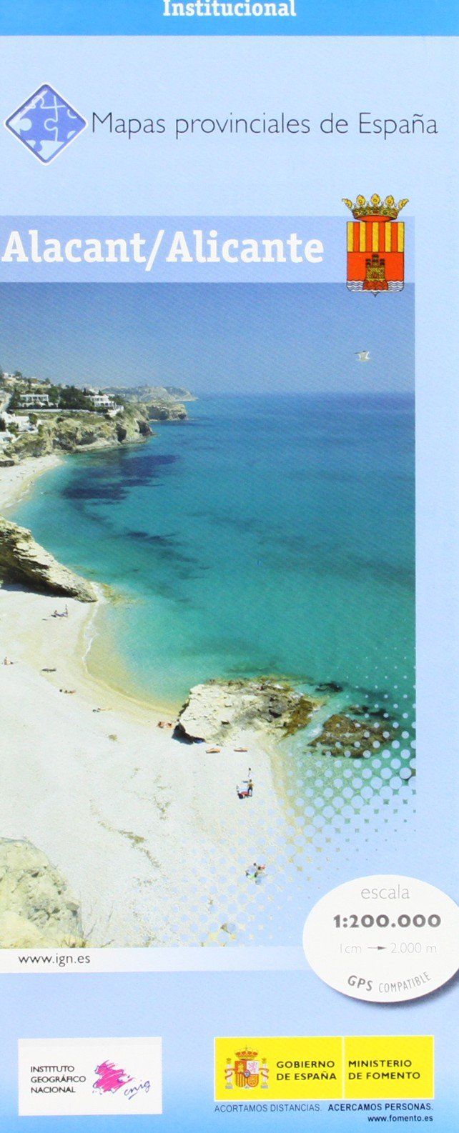 Couverture du livre « ALICANTE 1/200 000 » de Xxx, librairie Les Contes Infusés à Corte