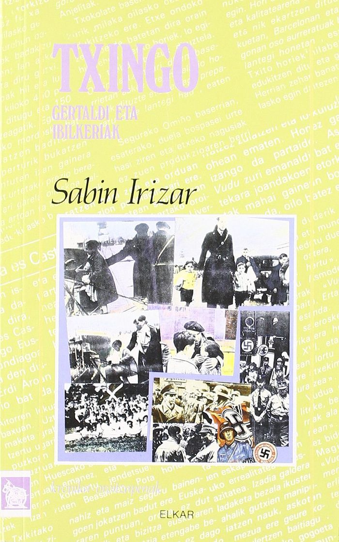 Couverture du livre « TXINGO - GERTALDI ETA IBILKERIAK » de Irizar, Sabin, librairie Les Contes Infusés à Corte