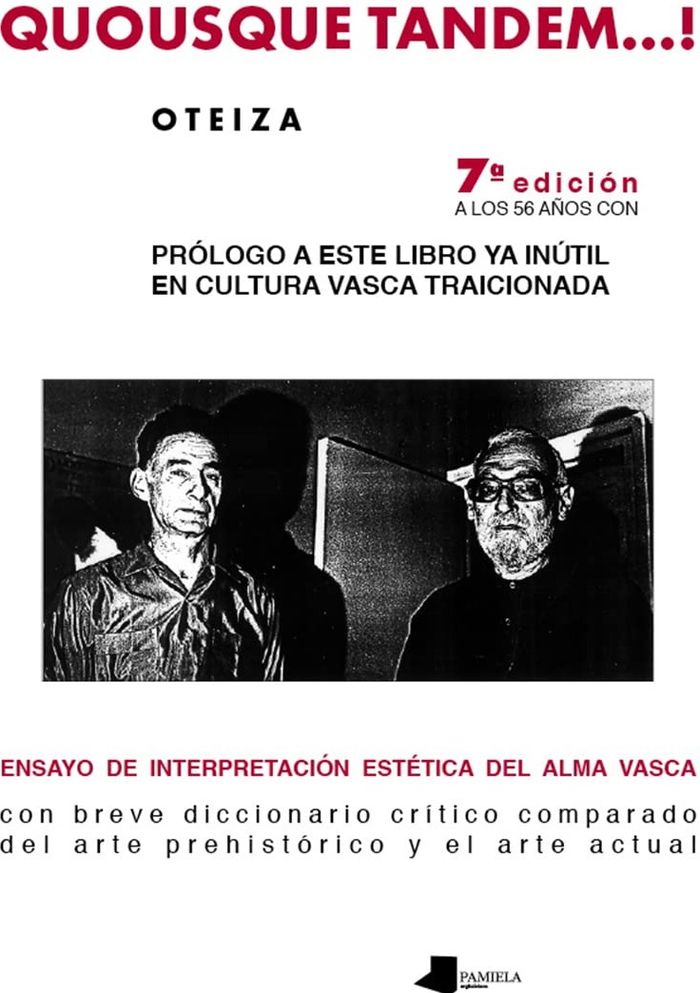Couverture du livre « QUOUSQUE TANDEM...! » de Oteiza, Jorge, librairie Les Contes Infusés à Corte