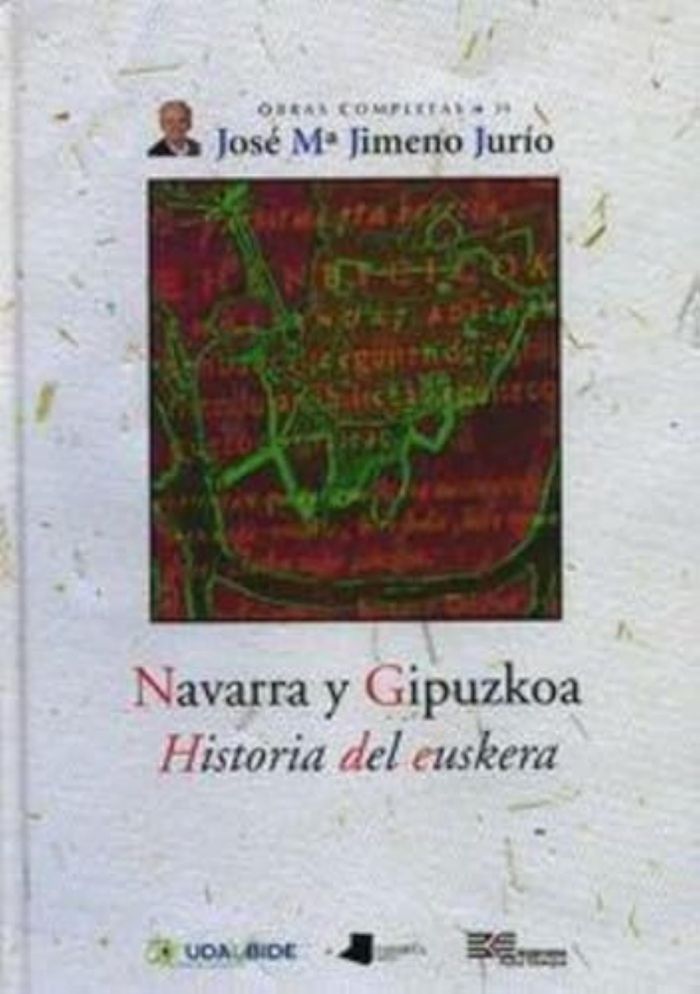 Couverture du livre « NAVARRA Y GIPUZKOA - HISTORIA DEL EUSKERA » de Jurio Jimeno, M Jose, librairie Les Contes Infusés à Corte