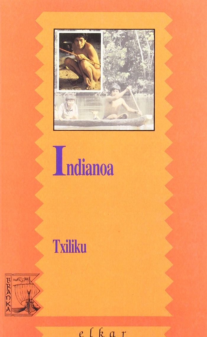 Couverture du livre « INDIANOA » de Olaizola, J. M. Txil, librairie Les Contes Infusés à Corte