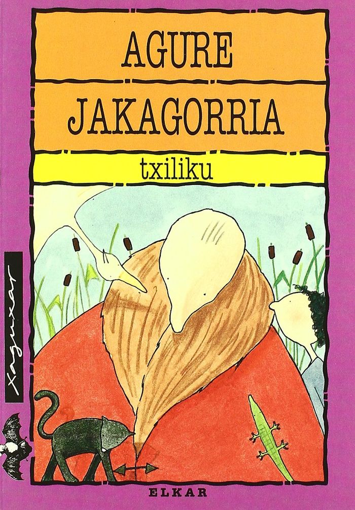 Couverture du livre « AGURE JAKAGORRIA », librairie Les Contes Infusés à Corte