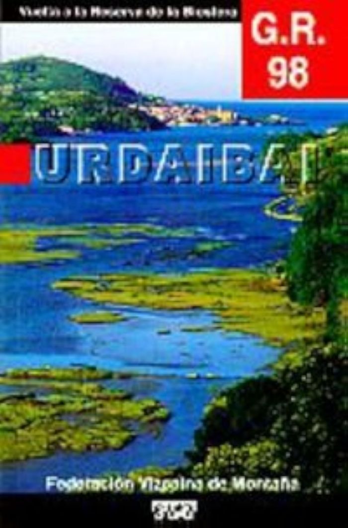 Couverture du livre « GR-98 URDAIBAI - BIOSFERA ERRESERBAKO BIRA », librairie Les Contes Infusés à Corte