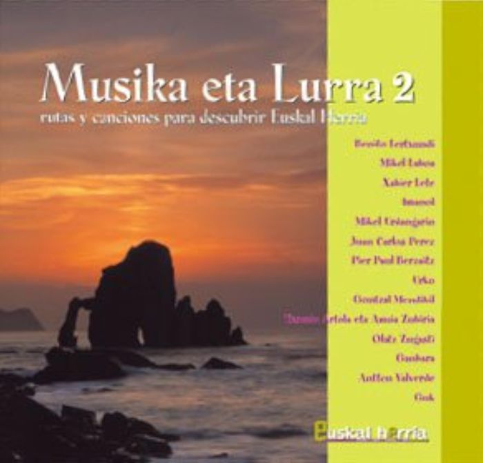 Couverture du livre « MUSIKA ETA LURRA 2 - RUTAS Y CANCIONES DESCUBRIR E. HERRIA » de Xxx, librairie Les Contes Infusés à Corte