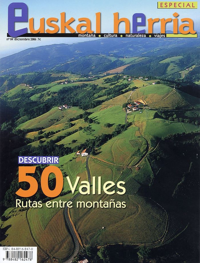 Couverture du livre « DESCUBRIR 50 VALLES », librairie Les Contes Infusés à Corte