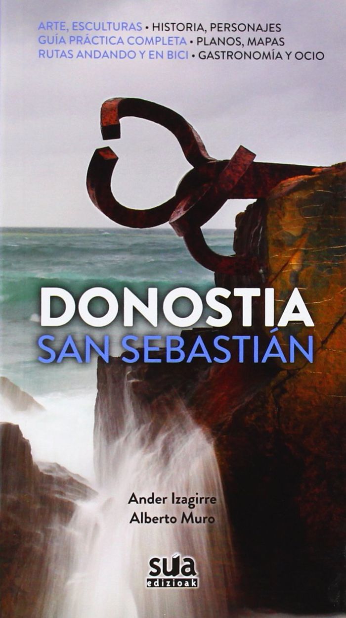 Couverture du livre « DONOSTIA/SAN SEBASTIAN », librairie Les Contes Infusés à Corte