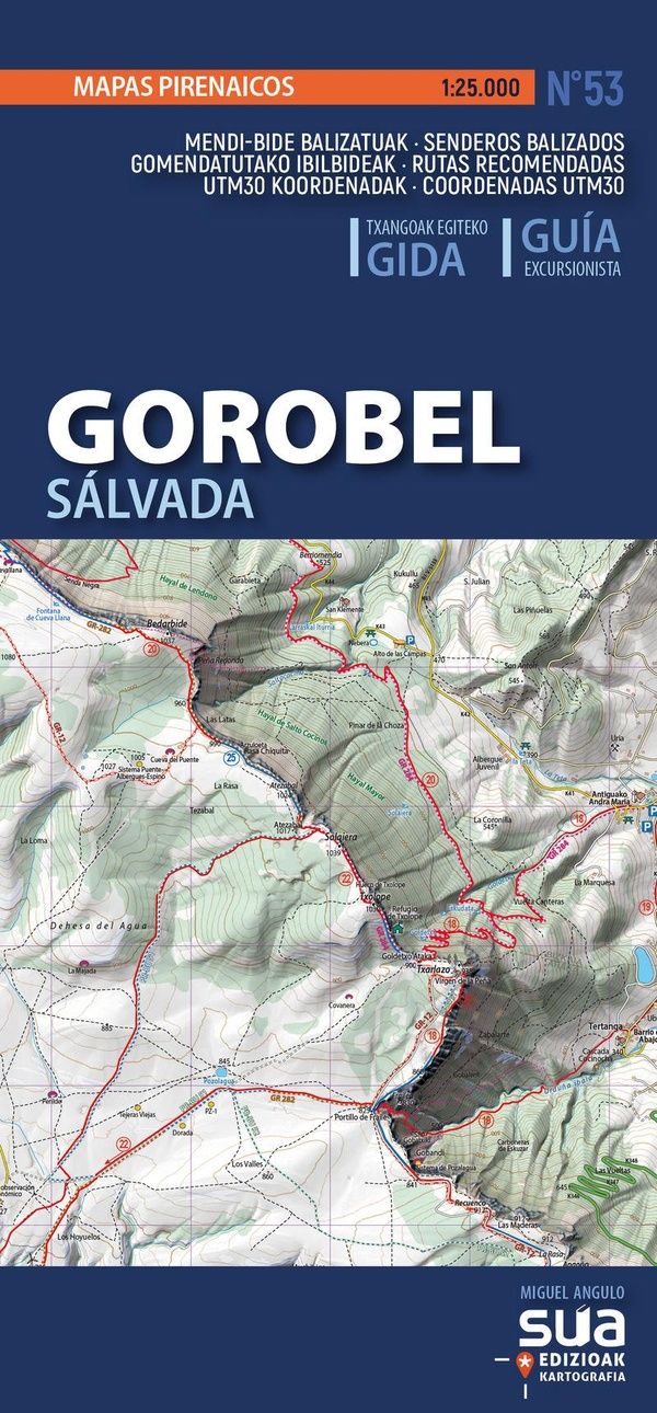 Couverture du livre « GOROBEL - MAPAS PIRENAICOS » de Angulo, Miguel, librairie Les Contes Infusés à Corte
