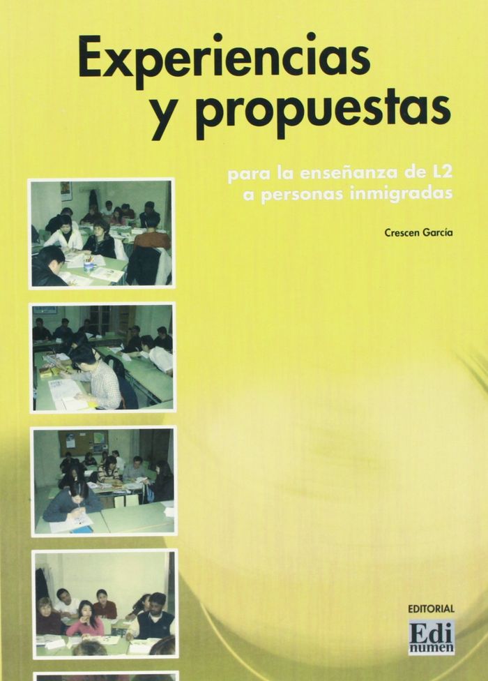 Couverture du livre « EXPERIENCIAS Y PROPUESTAS » de Crescen Garcia, librairie Les Contes Infusés à Corte