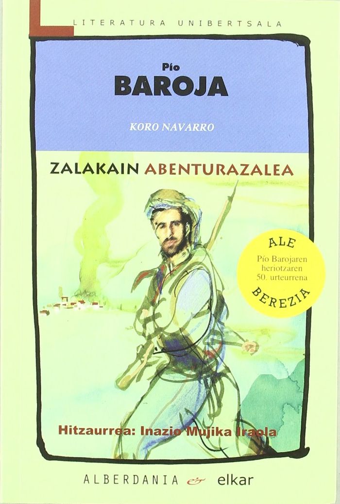 Couverture du livre « ZALAKAIN ABENTURAZALEA » de Baroja, Pio, librairie Les Contes Infusés à Corte