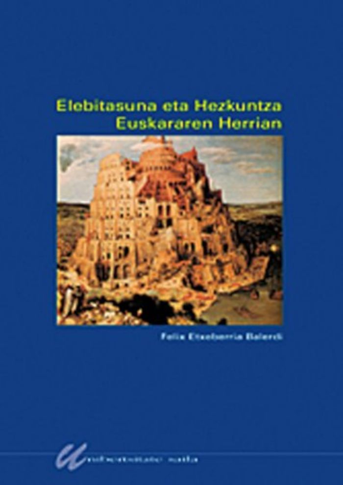 Couverture du livre « ELEBITASUNA ETA HEZKUNTZA EUSKARAREN HERRIAN » de Balerdi Etxeberria, librairie Les Contes Infusés à Corte