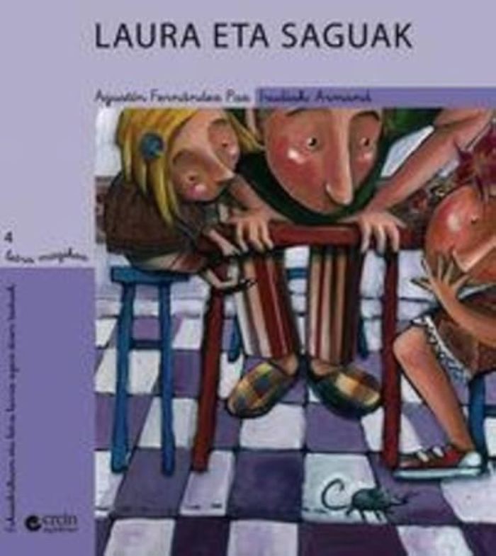 Couverture du livre « LAURA ETA SAGUAK » de Fernandez, Agustin, librairie Les Contes Infusés à Corte