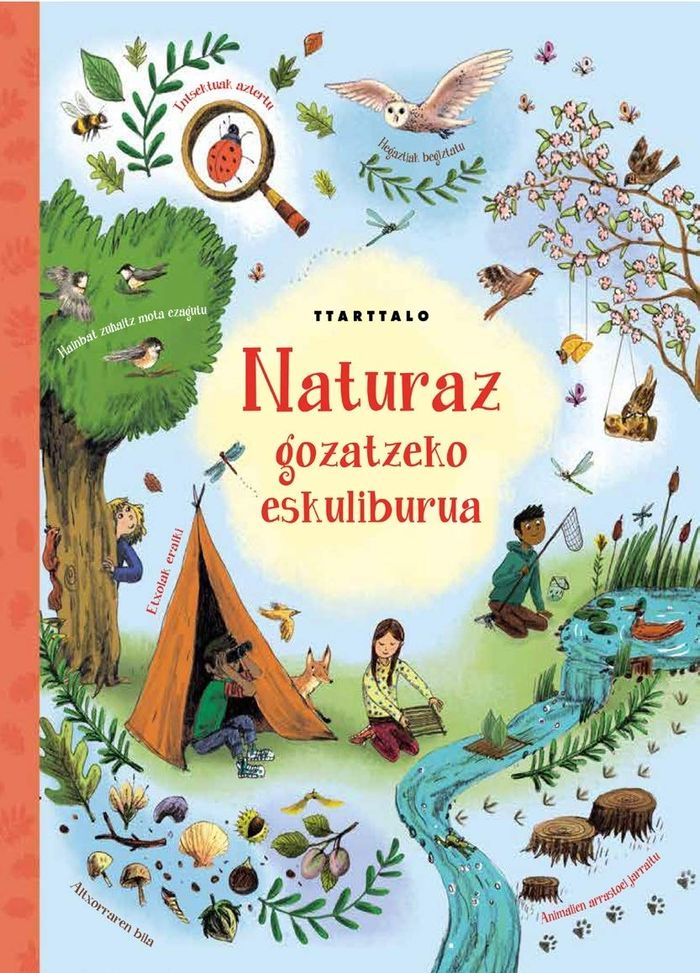 Couverture du livre « NATURAZ GOZATZEKO ESKULIBURUA » de James, Alice, librairie Les Contes Infusés à Corte