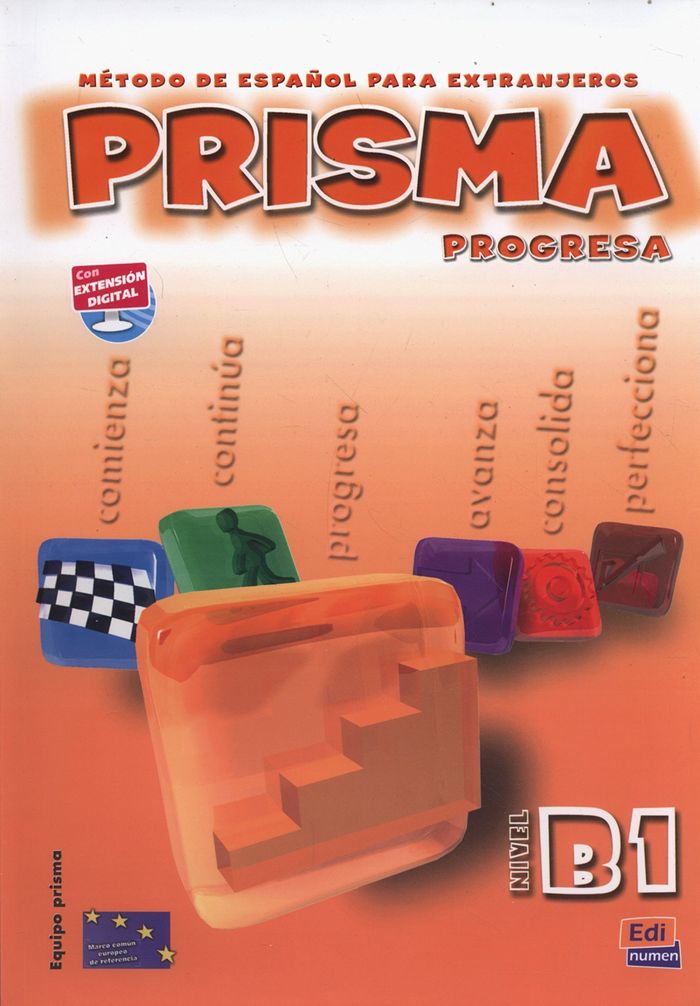 Couverture du livre « PRISMA B1 PROGRESA LIBRO DEL ALUMNO CD » de Collectif, librairie Les Contes Infusés à Corte
