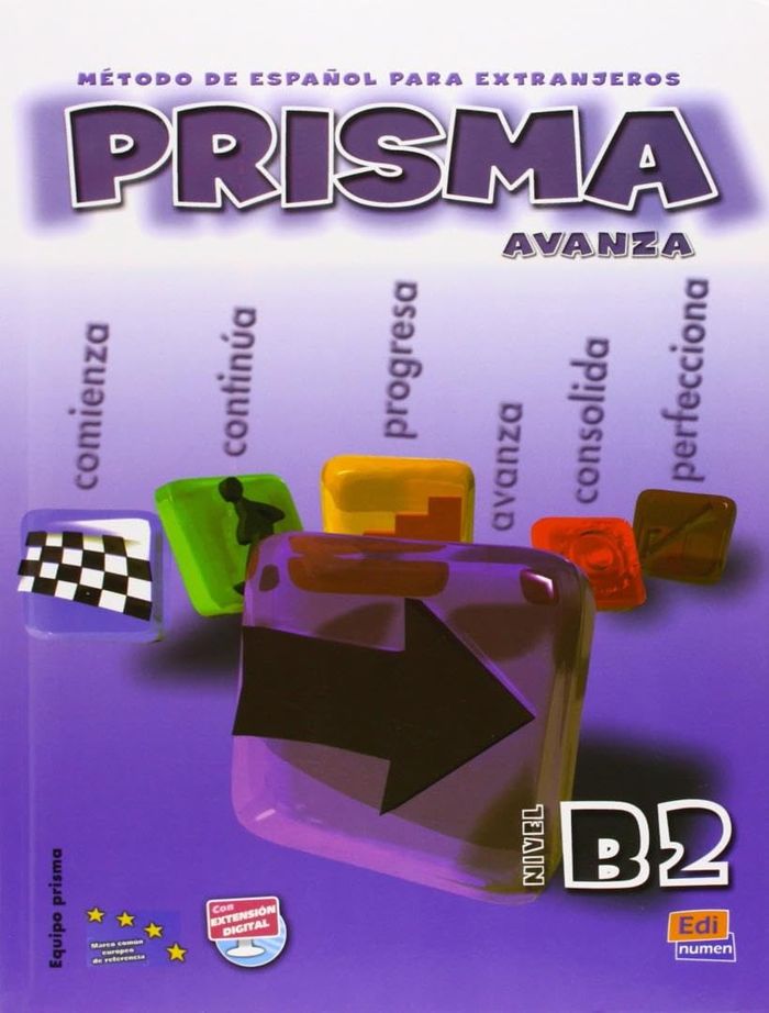Couverture du livre « PRISMA B2 AVANZA LIBRO DEL ALUMNO CD » de Collectif, librairie Les Contes Infusés à Corte