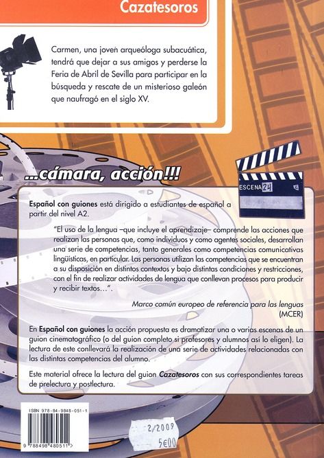 Quatrième de couverture de « ESPANOL CON GUIONES CAZATESOROS »