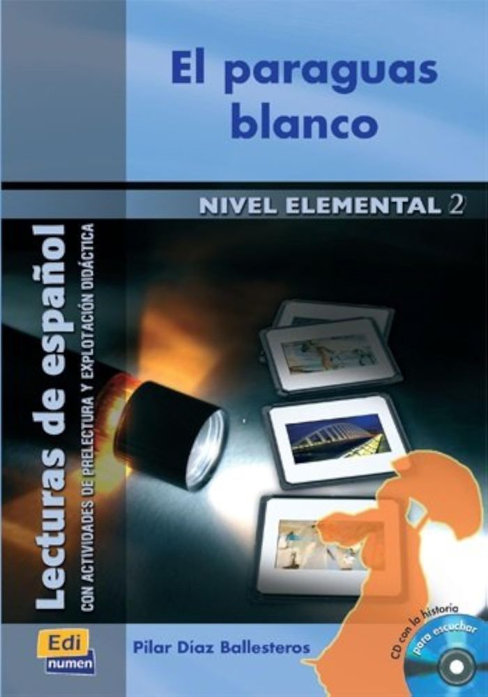 Couverture du livre « EL PARAGUAS BLANCO - LIBRO CD » de Collectif, librairie Les Contes Infusés à Corte