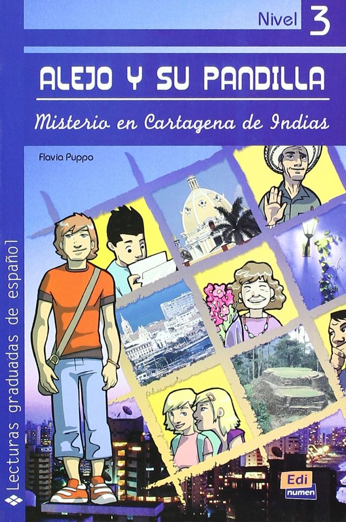 Couverture du livre « ALEJO Y SU PANDILLA - MISTERIO EN CARTAGENA DE INDIAS » de Collectif, librairie Les Contes Infusés à Corte