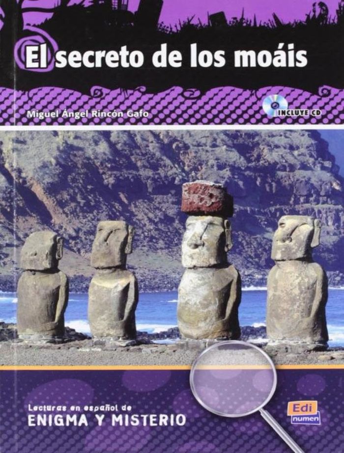 Couverture du livre « EL SECRETO DE LOS MOAIS - LIBRO CD » de Collectif, librairie Les Contes Infusés à Corte