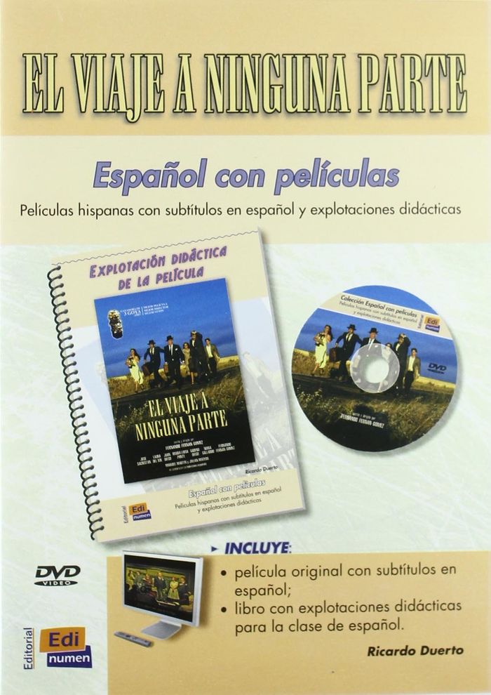 Couverture du livre « EL VIAJE A NINGUNA PARTE VERSION PAL » de Ricard Duerto, librairie Les Contes Infusés à Corte