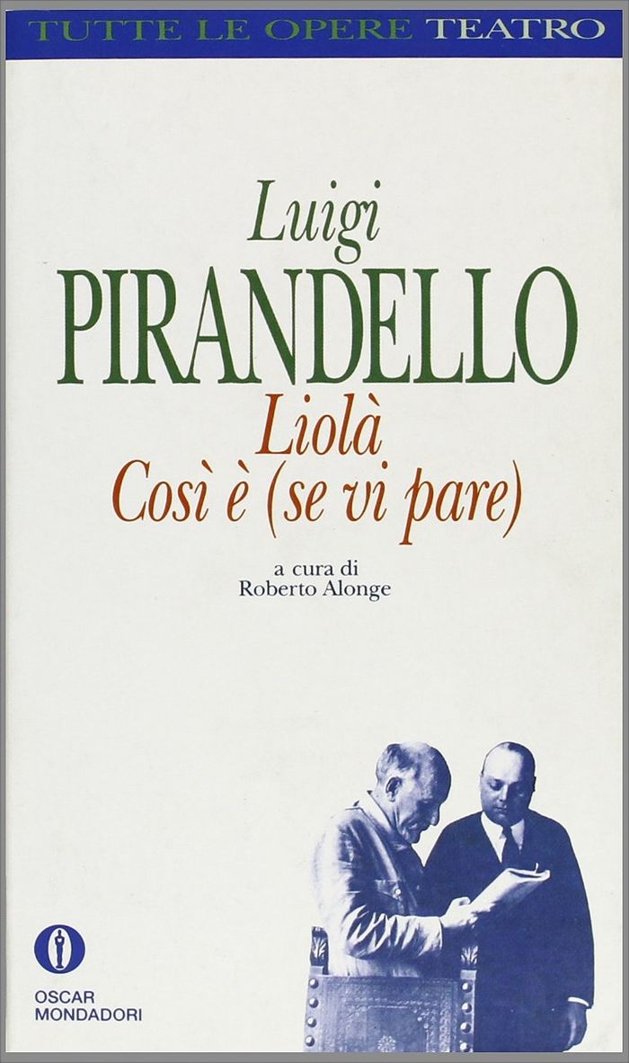 Couverture du livre « LIOLA. COSA I  SE VI PARE » de Luig Pirandello, librairie Les Contes Infusés à Corte