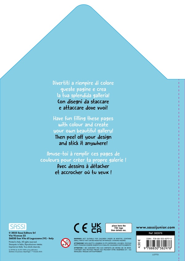 Quatrième de couverture de « COLOURING BOOKS. PAQUES »