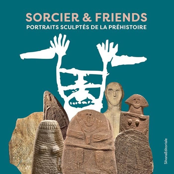 Couverture du livre « Sorcier & Friends : portraits sculptés de la Préhistoire », librairie Les Contes Infusés à Corte
