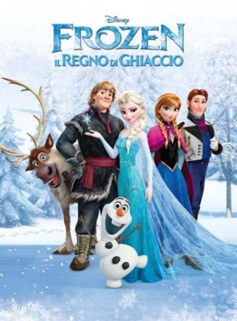 Couverture du livre « FROZEN (PVG) (ITALIAN) PIANO, VOIX, GUITARE », librairie Les Contes Infusés à Corte