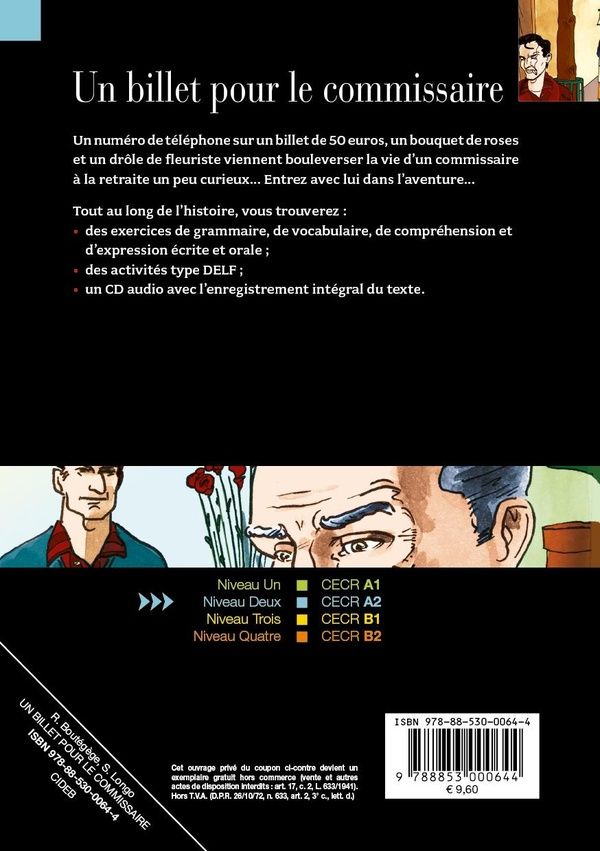 Quatrième de couverture de « BILLET POUR LE COMMISSAIRE (A2) »