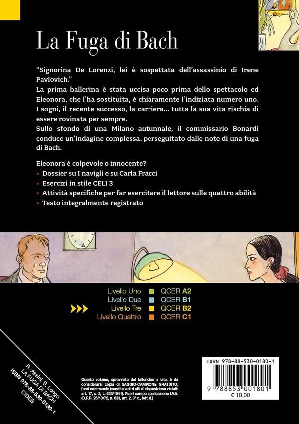 Quatrième de couverture de « LA FUGA DI BACH (B2) »