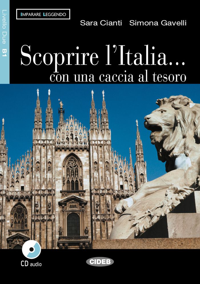 Couverture du livre « SCOPRIRE L'ITALIA... CON UNA CACCIA AL TESORO (B1) », librairie Les Contes Infusés à Corte