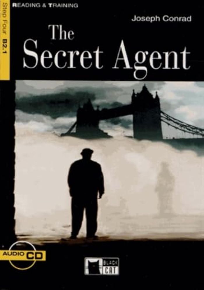 Couverture du livre « SECRET AGENT (THE) LIVRE+CD » de Conrad Joseph, librairie Les Contes Infusés à Corte