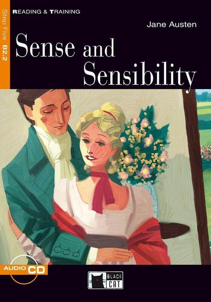 Couverture du livre « SENSE AND SENSIBILITY (B2.2) » de Austen Jane, librairie Les Contes Infusés à Corte