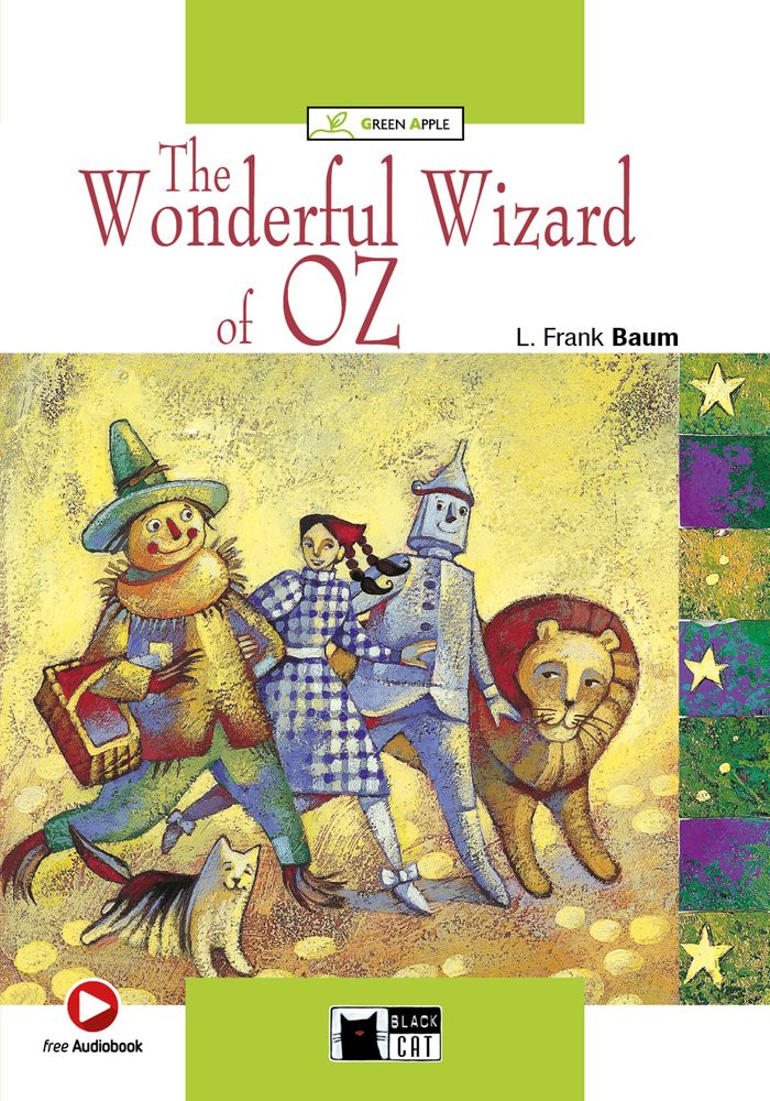 Couverture du livre « WONDERFUL WIZARD OZ (A1) », librairie Les Contes Infusés à Corte