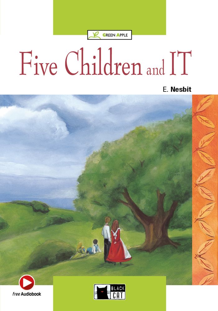 Couverture du livre « FIVE CHILDREN AND IT (A1) » de Nesbit E., librairie Les Contes Infusés à Corte