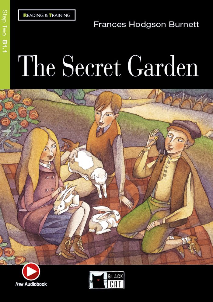Couverture du livre « THE SECRET GARDEN (B1.1) » de Hodgson Frances, librairie Les Contes Infusés à Corte