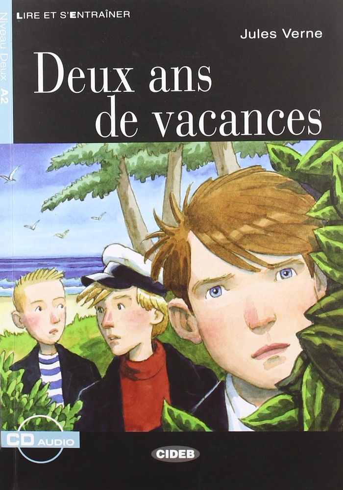 Couverture du livre « DEUX ANS VACANCES+CD » de Verne Jules, librairie Les Contes Infusés à Corte