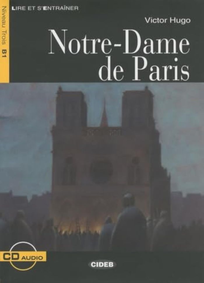 Couverture du livre « NOTRE-DAME DE PARIS+CD » de Hugo Victor, librairie Les Contes Infusés à Corte