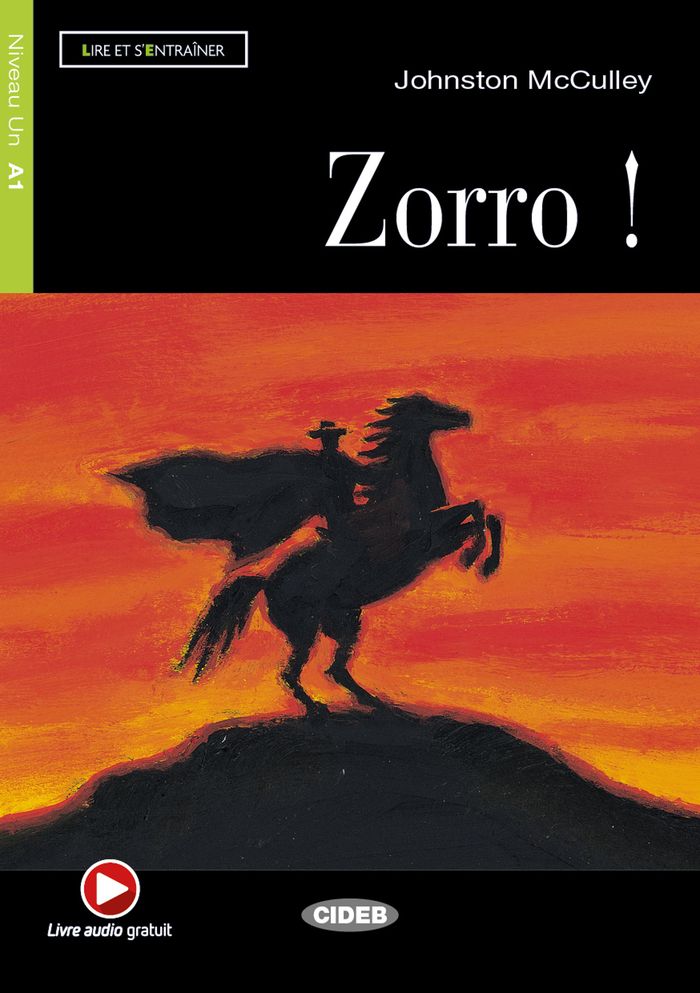 Couverture du livre « ZORRO ! (A1) », librairie Les Contes Infusés à Corte