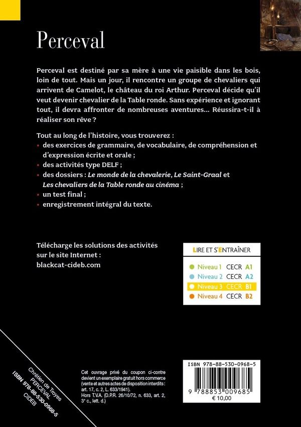 Quatrième de couverture de « PERCEVAL (B1) »