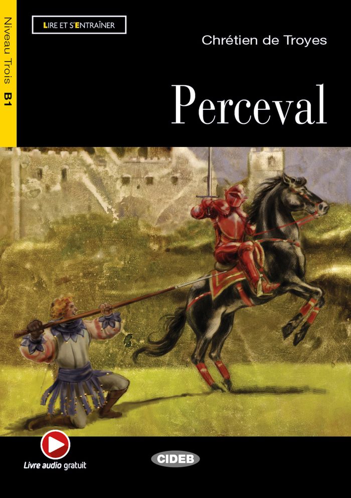 Couverture du livre « PERCEVAL (B1) » de De Chretien, librairie Les Contes Infusés à Corte