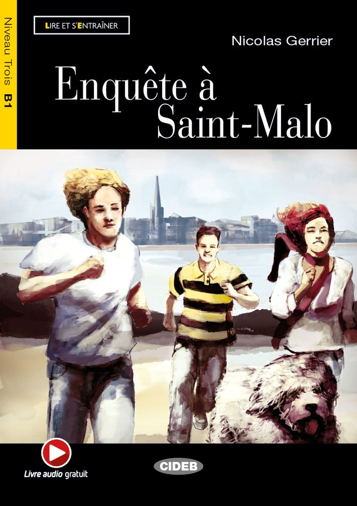 Couverture du livre « ENQUETE A SAINT-MALO (B1) » de Gerrier Nicolas, librairie Les Contes Infusés à Corte