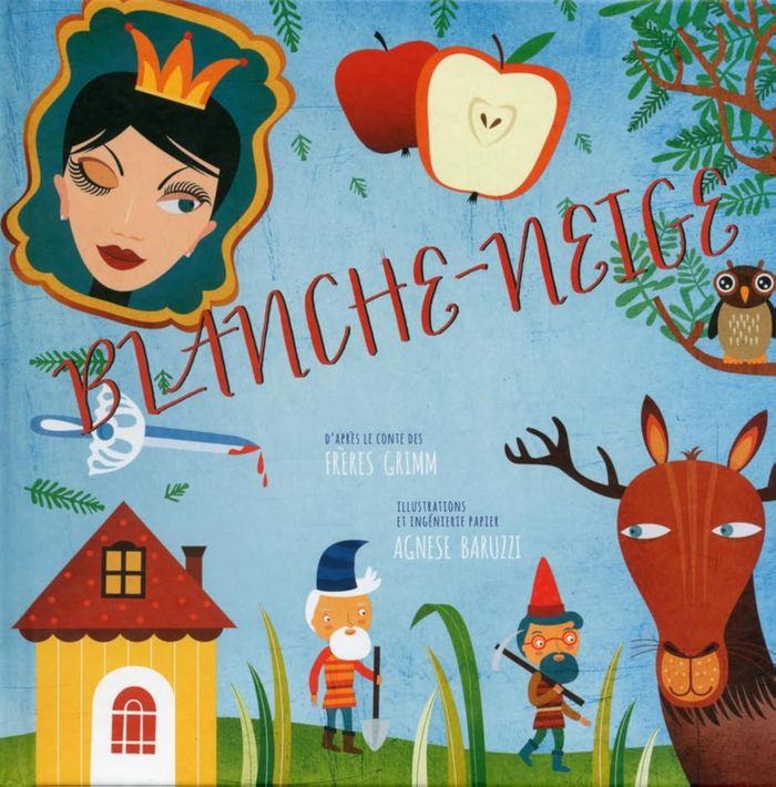 Couverture du livre « BLANCHE-NEIGE - LIVRE POP-UP », librairie Les Contes Infusés à Corte